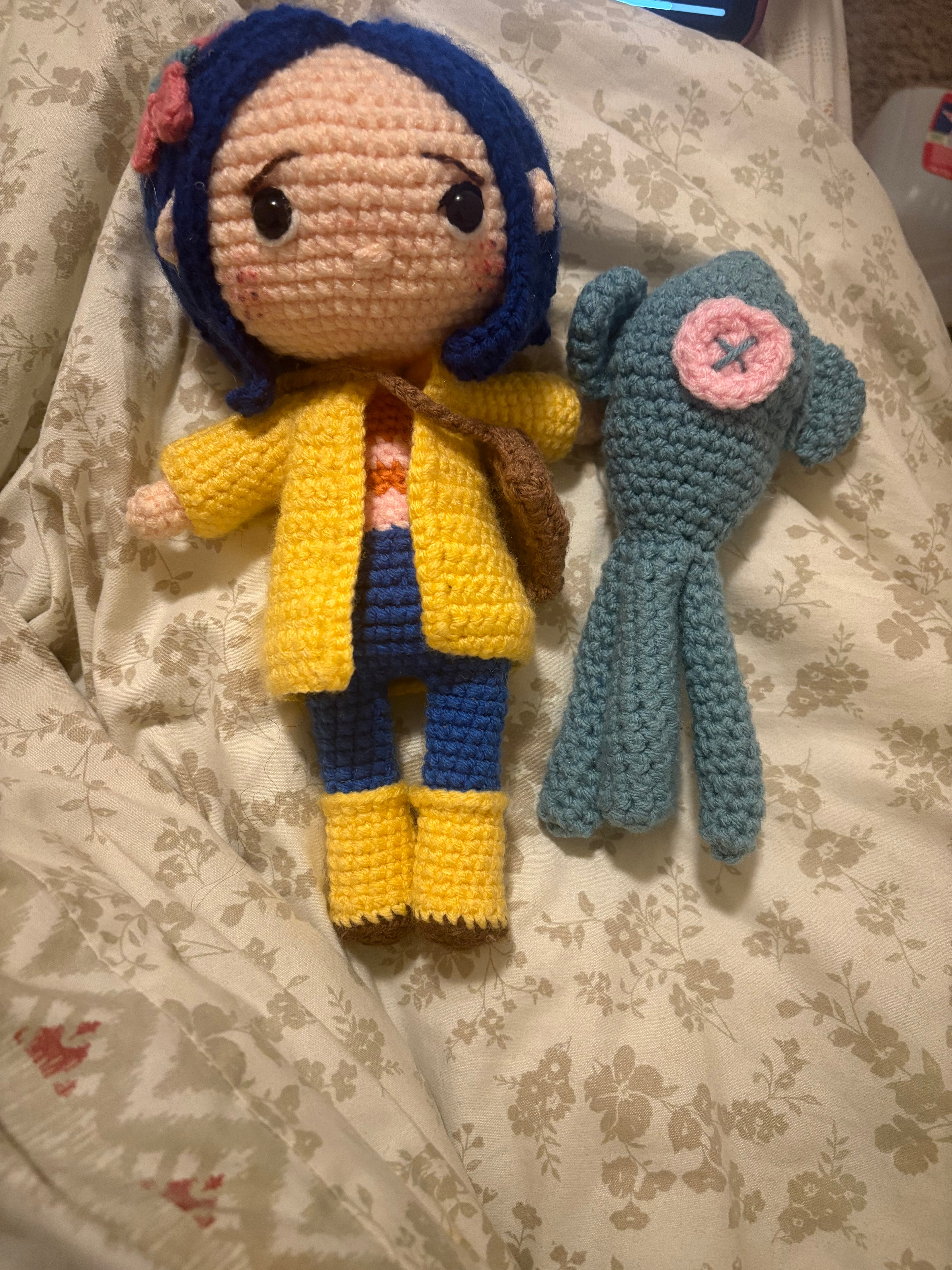 Coraline + Squid doll