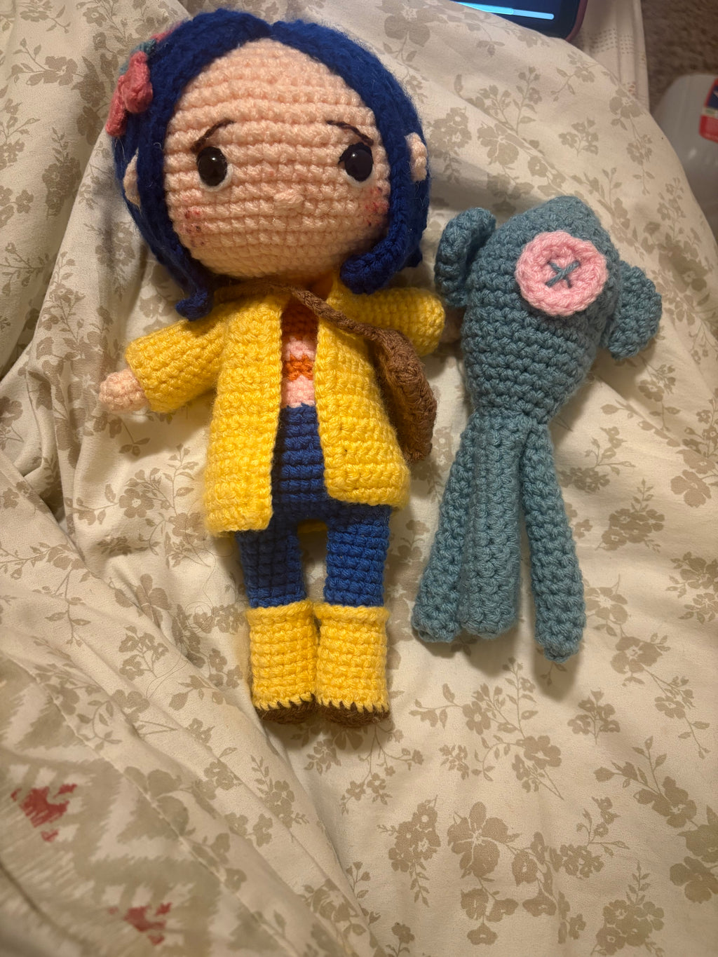 Coraline + Squid doll